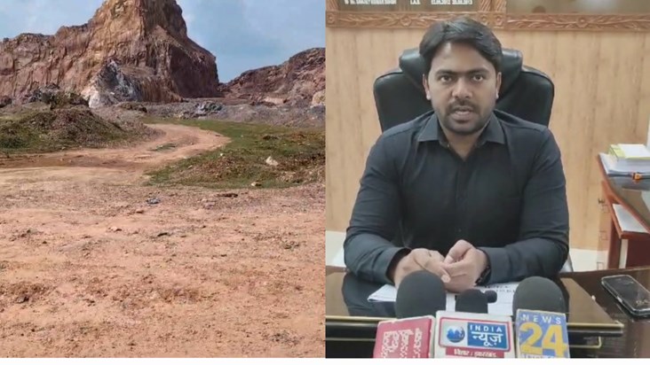 Preparations for action against illegal mining from the moun
