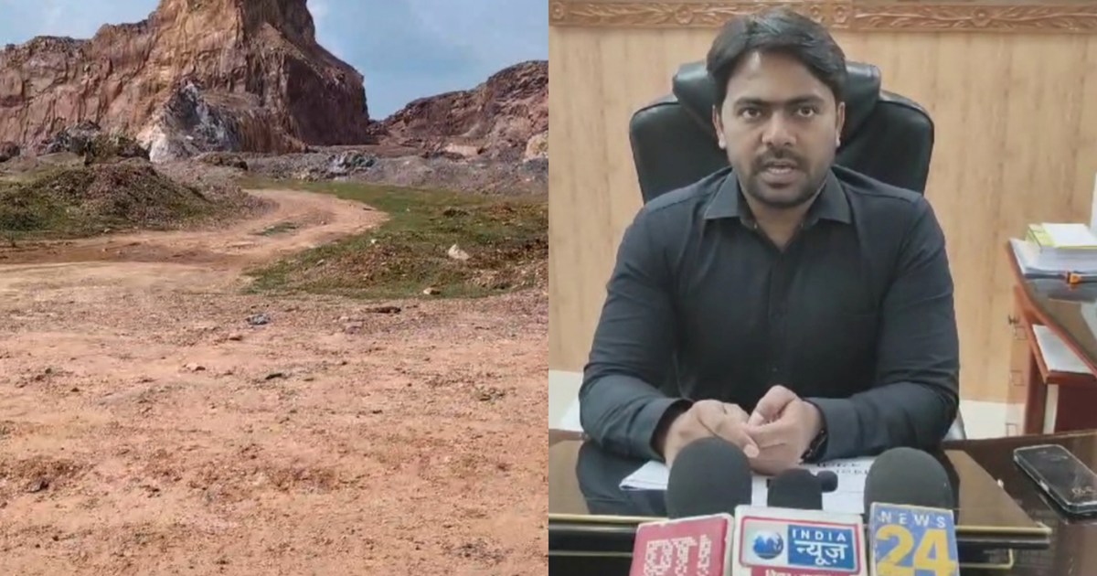 Preparations for action against illegal mining from the moun