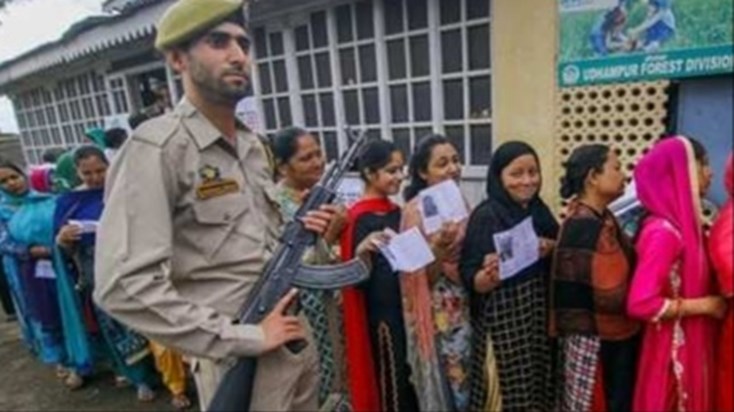 After 10 years, voting for assembly is going on in Jammu and After 10 years, voting for assembly is going on in Jammu and