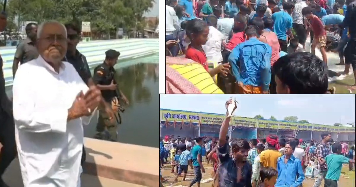 As soon as CM Nitish Kumar took off, there was a fight to lo