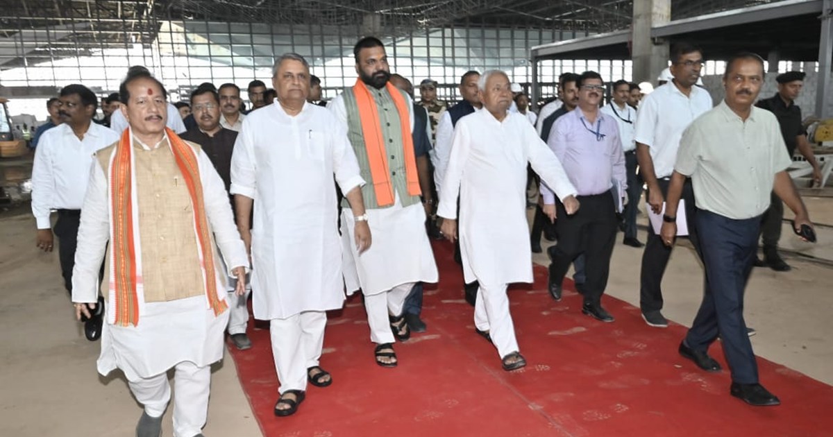 CM Nitish along with his ministers inspected the ongoing con
