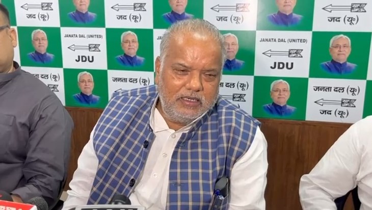 Mntri shrawan kumar ka bda byan Mntri shrawan kumar ka bda byan