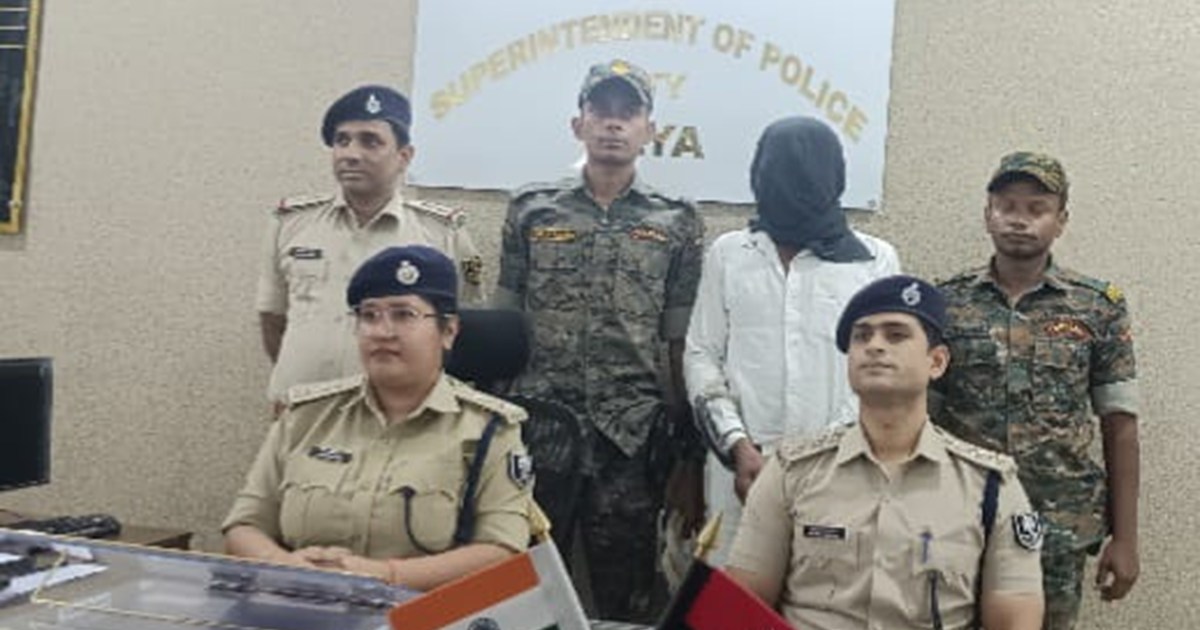 Gaya police arrested a criminal with a bounty of 50 thousand