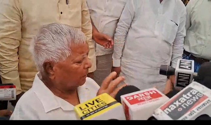 Lalu yadv ka nitish kumar pr bda byan Lalu yadv ka nitish kumar pr bda byan