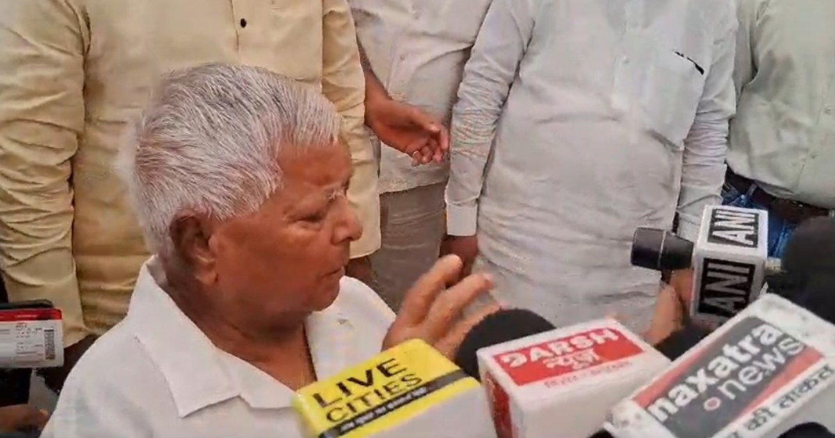 Lalu yadv ka nitish kumar pr bda byan