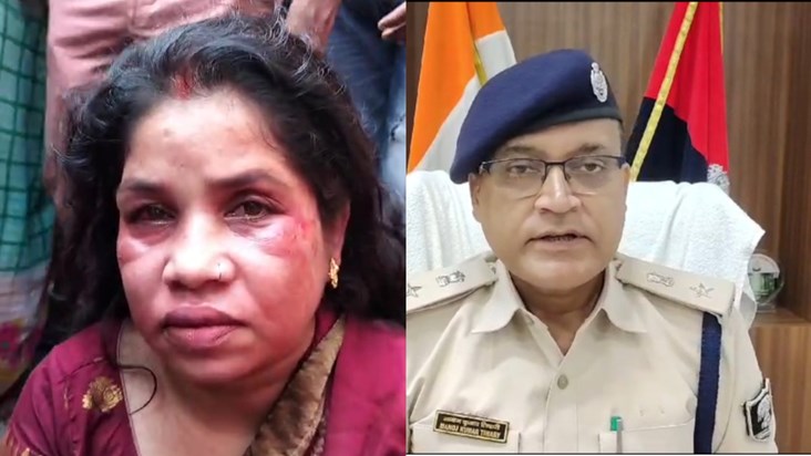 In Sitamarhi, a female JDU district president was beaten up In Sitamarhi, a female JDU district president was beaten up