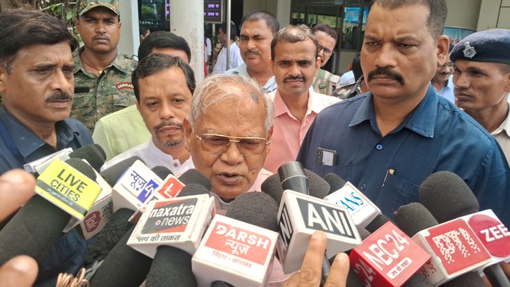 Kendiry mntri jitanram majhi ka byan Kendiry mntri jitanram majhi ka byan