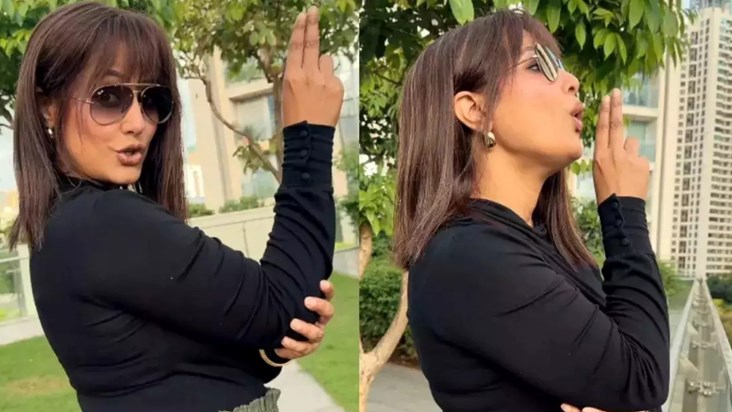 Hina Khan shared latest video clip, looked very cute in gree