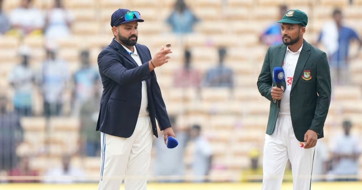 Second test match between India and Bangladesh starting from