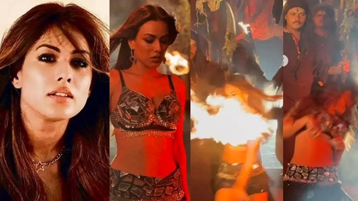 Nia Sharma narrowly escaped becoming a victim of an accident