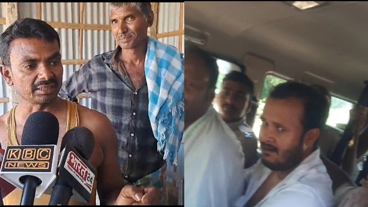 Villagers held Mukhiya's husband and son hostage in Katihar Villagers held Mukhiya's husband and son hostage in Katihar