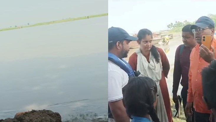 A boat carrying 15 teachers capsized in the Gandak river in 