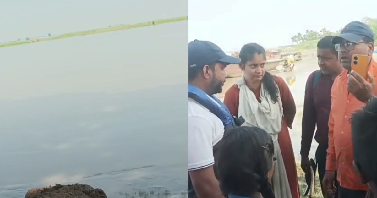 A boat carrying 15 teachers capsized in the Gandak river in 
