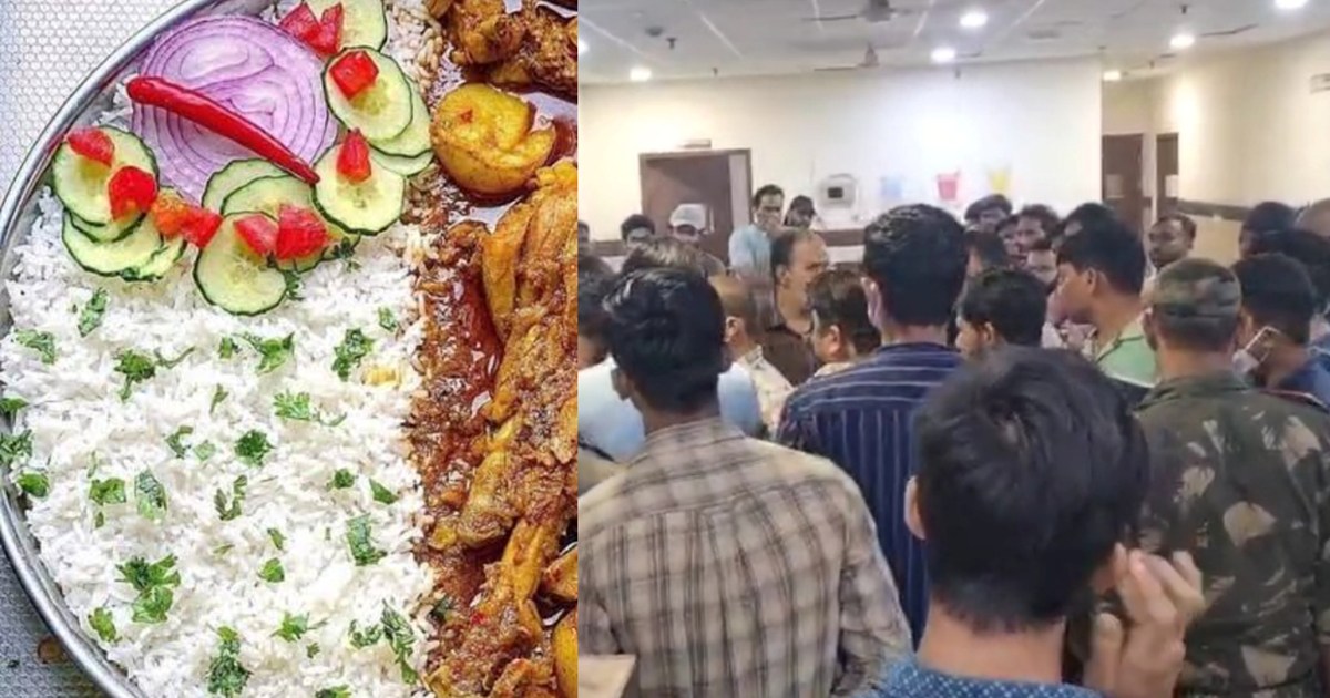 45 engineering students fell sick after eating chicken and r