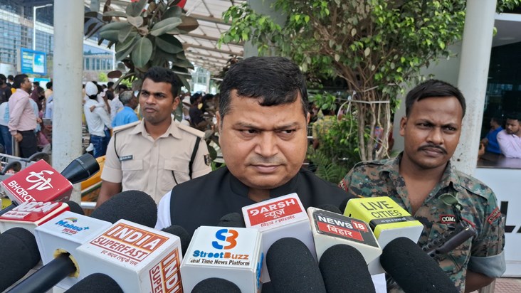 Kendiry mntri raj bhushn nishad ka byan
