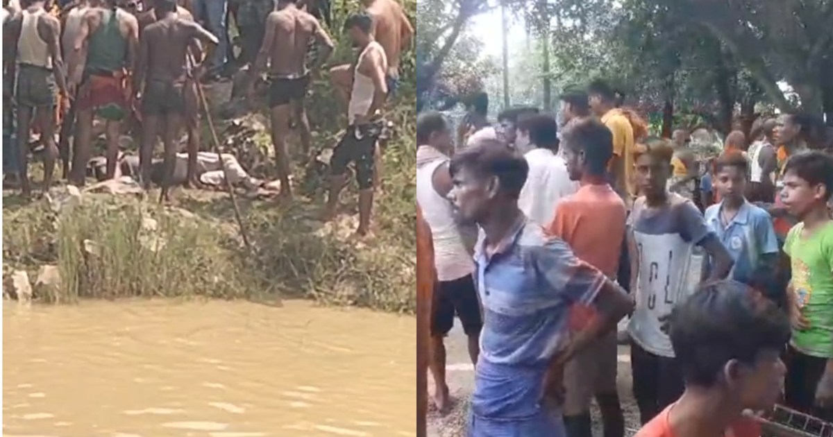 The student was crossing the river to go to school to study,