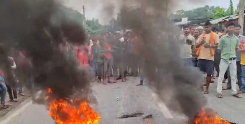 Ruckus in Samastipur after the murder of a poultry farm oper Ruckus in Samastipur after the murder of a poultry farm oper