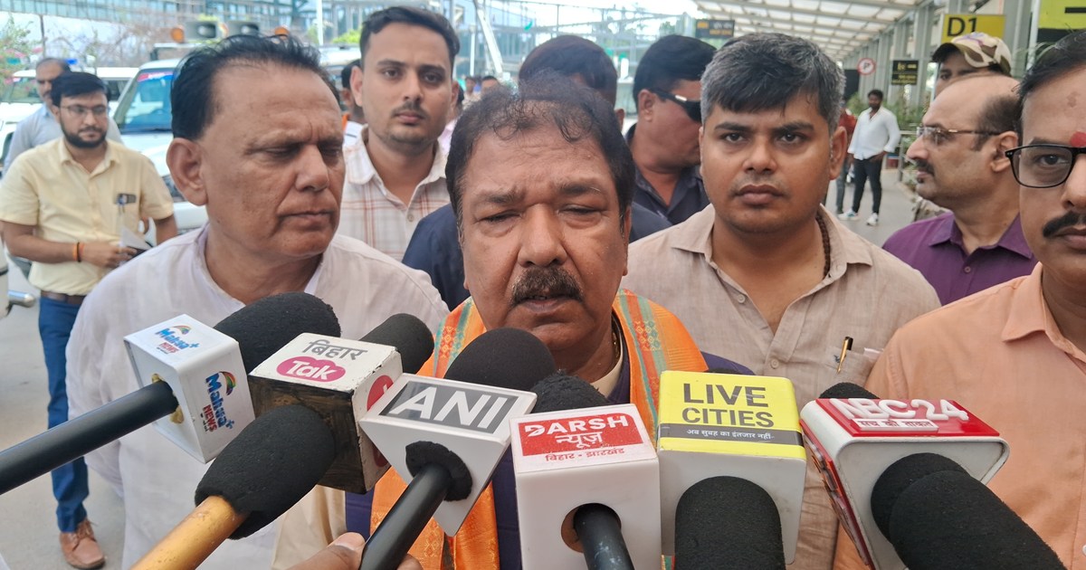 BJP prdesh adhyksh dilip jswaal ka byan