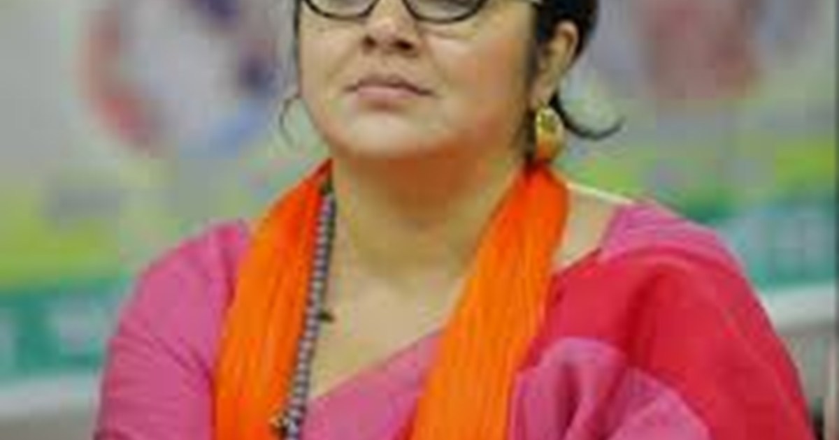 Ex MP Locket Chatterjee Arriving Deoghar & Jamtara 