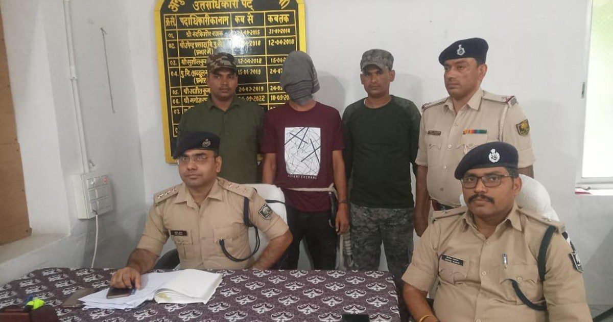 Gaya police arrested the accused of robbery case