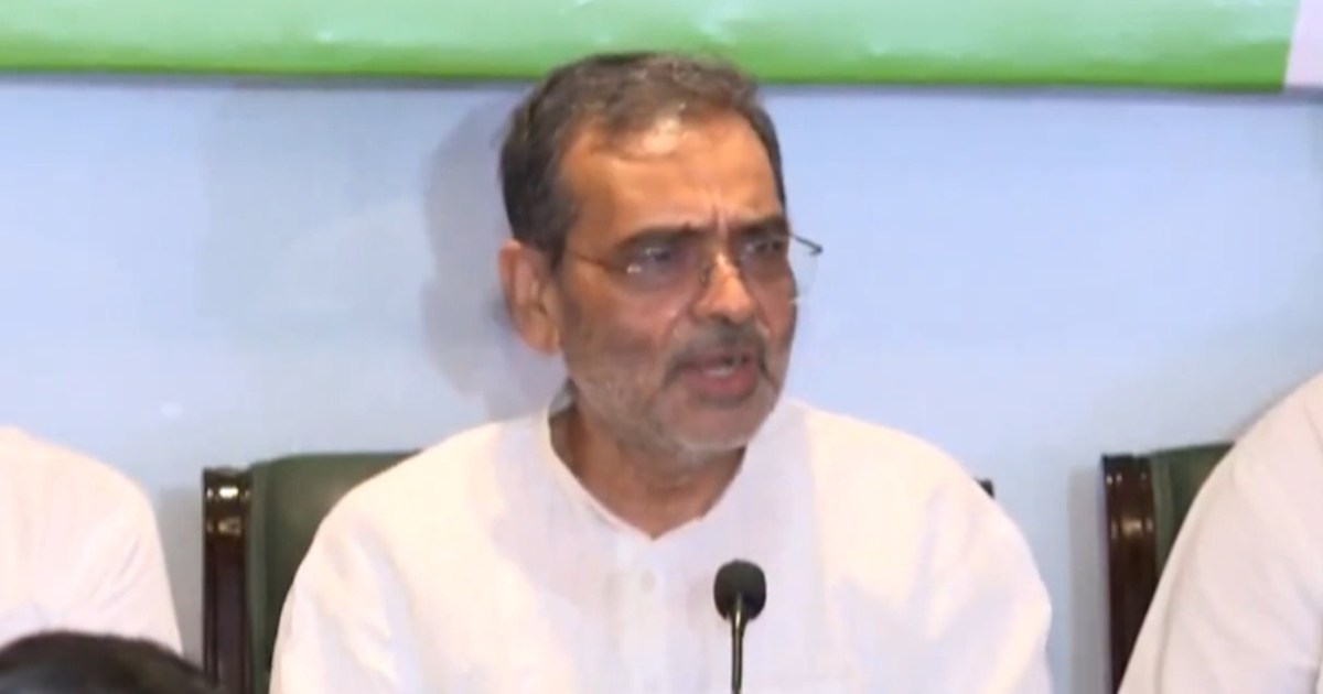 Upendra Kushwaha said the seat sharing formula will have to 