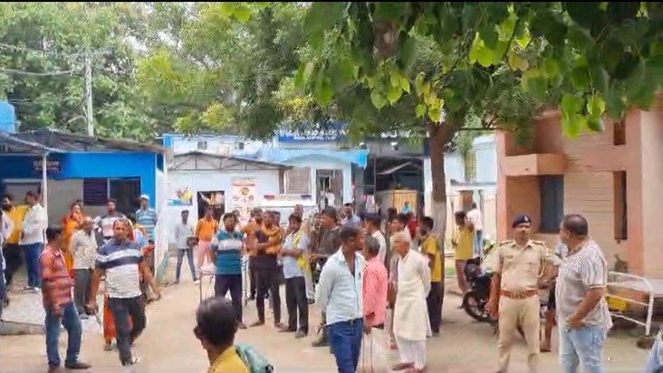In a dispute over sand stock in Jamui, the devar of a female In a dispute over sand stock in Jamui, the devar of a female