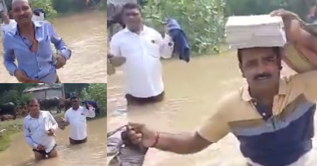 Master sahab went viral while going to school with slippers 