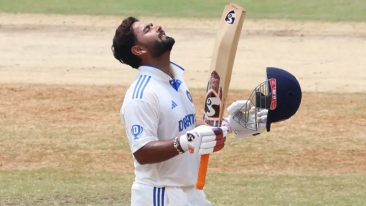 Rishabh Pant made a explosive comeback in cricket from the t Rishabh Pant made a explosive comeback in cricket from the t