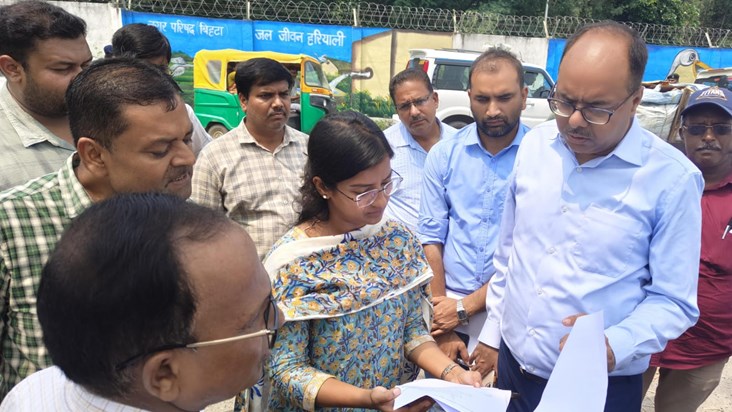 .Patna DM inspected several areas regarding the progress of 
