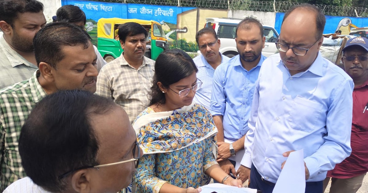.Patna DM inspected several areas regarding the progress of 
