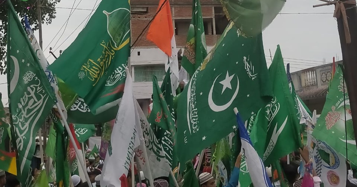 Saran police arrested 2 people for defacing the tricolor