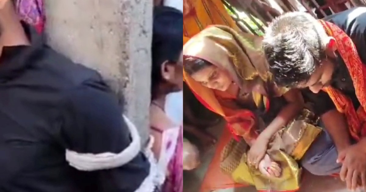 The lovers were embracing each other in the darkness of the 