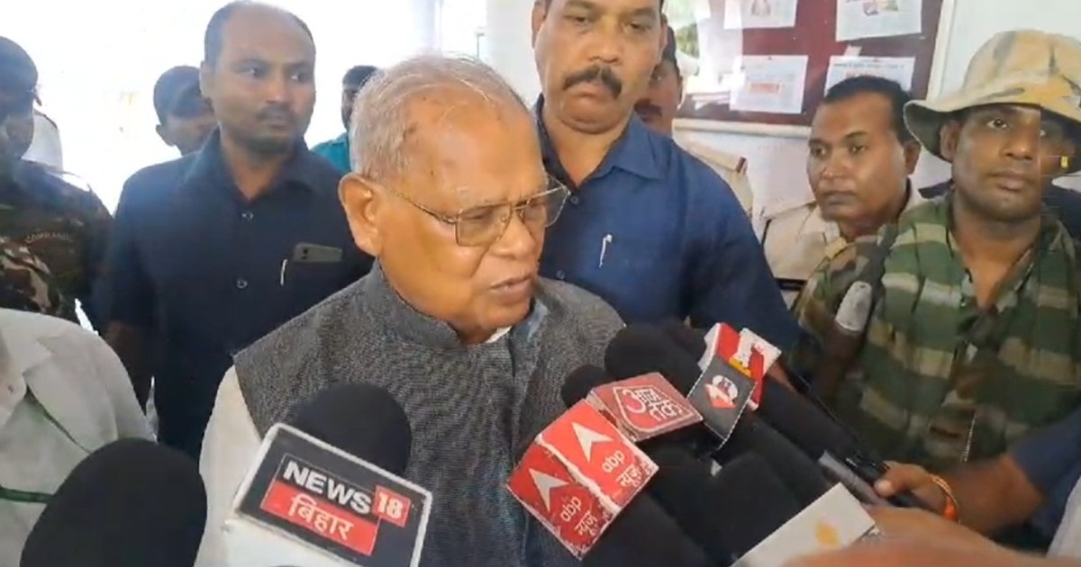 Big statement of Union Minister Jitan Ram Manjhi on the ongo