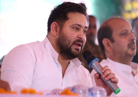 Opposition Tejashwi Yadav took a jibe at Deputy CM Vijay Sin Opposition Tejashwi Yadav took a jibe at Deputy CM Vijay Sin