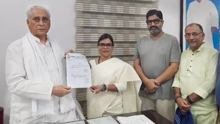 Bima bharti par rjd ne fir se jtaya bhdosa