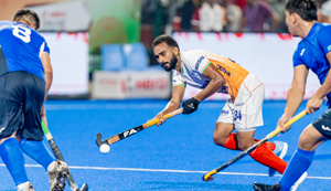 Antim league match me Bharat ne Kazakhstan ko 15-0 se haraya, Bharat ke teen khiladiyon ne match me hattrick lagai...