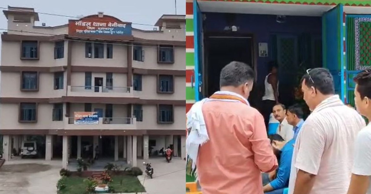 In filmy style, the miscreants entered the house posing as i