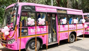 Pink buses will run during school hours