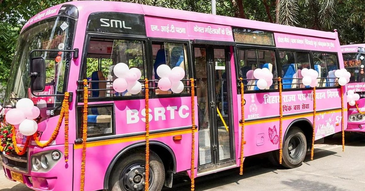 Pink buses will run during school hours