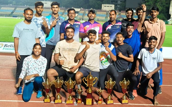 Bihar secured second place in the 36th East Junior Athletics