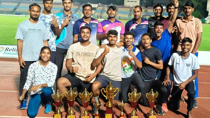Bihar secured second place in the 36th East Junior Athletics