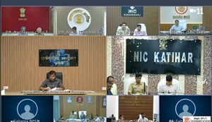 divisional commisnor held meeting for the readiness of election