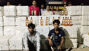 In view of the festivals and elections, the team of the prohibition department is continuously taking action.