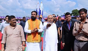 The Chief Minister inaugurated and laid the foundation stone of 256 schemes worth Rs 519 crore 66 lakh in Khagaria district.