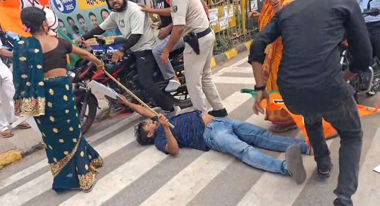 The effect of Bihar bandh is visible in the capital Patna The effect of Bihar bandh is visible in the capital Patna