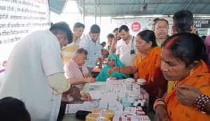 Women's health check-up camp organised in Motihari on the occasion of PM's birthday