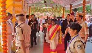 President Draupadi Murmu offered Pind Daan to ancestors in 