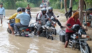 The water level in Bagmati increased again