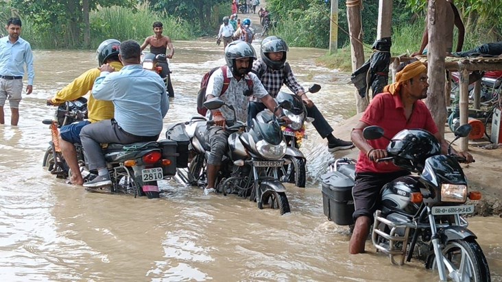 The water level in Bagmati increased again