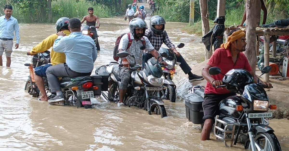 The water level in Bagmati increased again